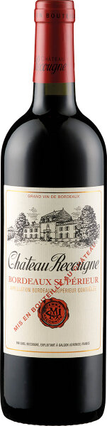 Château Recougne Rouge AOC Bordeaux Supérieur: Verführerische Fruchtaromen & kräftige Struktur