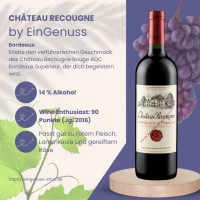 Château Recougne Rouge AOC Bordeaux...