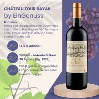 Château Tour Bayard AOC Montagne Saint-Emilion: Intensives Rubin & rote Früchte