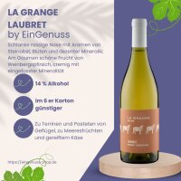 Domaine La Grange Tradition Laubret Blanc: Steinobst und Blütenaromen im Weißwein aus Languedoc