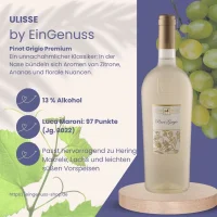 Ulisse Pinot Grigio Premium: Frische Aromen von Zitrone...