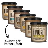 Brandgut Brotaufstrich6er-Set je 160g, veganer, süßer  mit knusprigen Crunch