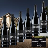 6 x  0,75l Ursprung Rotwein Cuvée von Markus Schneider 2021