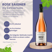 6 x 0,75l Rosé Saigner Cuvée von Markus Schneider 2022