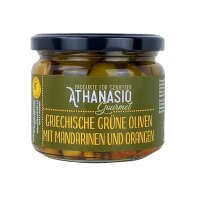 ATHANASIO Gourmet Griechische grüne Oliven mit...