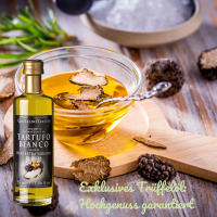Natives Olivenöl extra, aromatisiert mit weißem Trüffel
