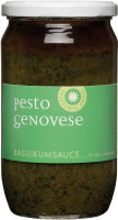 Basilikumsauce Pesto Genovese - großes Glas