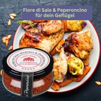 Fiore di Sale & Peperoncino-Salzblüte mit Pepperoni