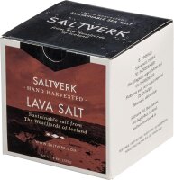 Lava Salt - Meersalzflocken mit Aktivkohle gefärbt aus Island