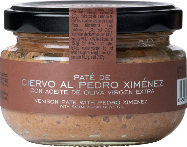 Pastete vom Hirsch mit Pedro Ximenez und nativem Olivenöl Extra