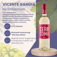 Cero Coma Blanco - alkoholfrei: Frisch und süffig,...