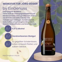 Champagner-Bratbirne - alkoholfrei: Perfekt als Aperitif zu feinen Speisen