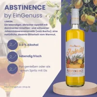 Abstinence Lemon Aperitif - alkoholfrei: Lebendiger...